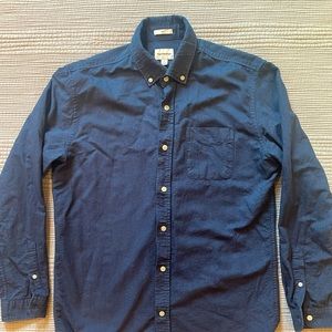 Navy Frank & Oak “Jasper” oxford men’s L